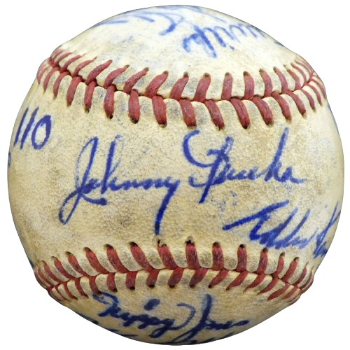 1950 Cardinals St. Louis Cardinals Signed Stan Musial Baseball with 19 Signatures A52636 (BAS COA), , 