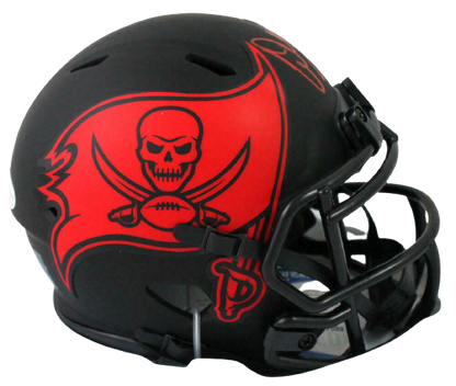 Warren Sapp Tampa Bay Buccaneers Signed Eclipse Mini Helmet w/HOF (BAS COA)