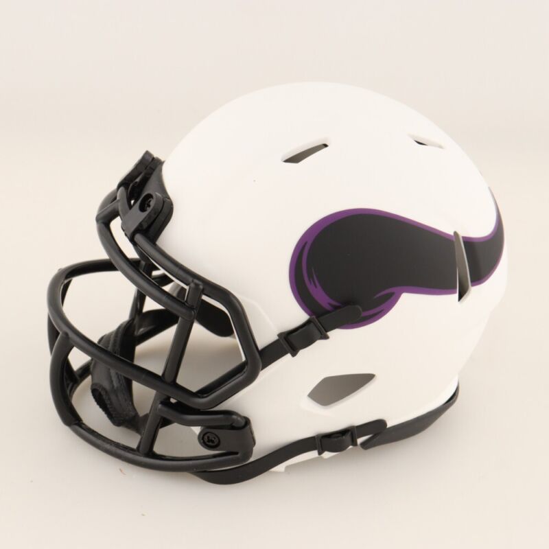 ANTHONY CARTER AUTOGRAPHED MINNESOTA VIKINGS LUNAR MINI HELMET JSA COA