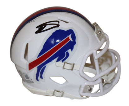 Stefon Diggs Autographed/Signed Buffalo Bills Speed Mini Helmet Beckett 37039
