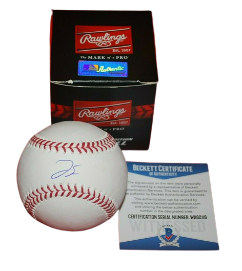 George Springer Houston Astros Signed MLB Baseball WA62116 (BAS COA)