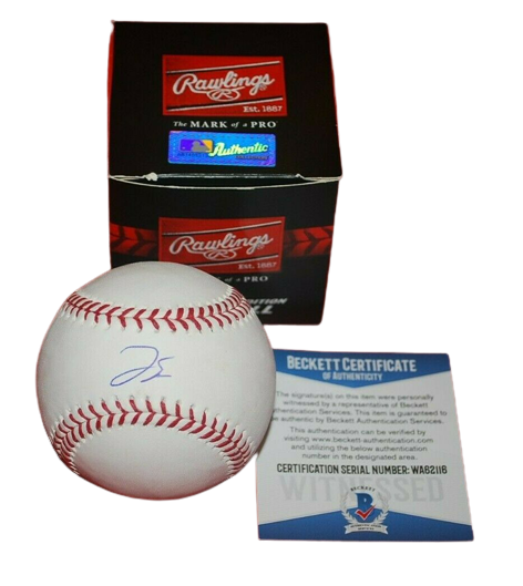 Carlos Correa Autographed Signed Twins M.L. Baseball Beckett Auth