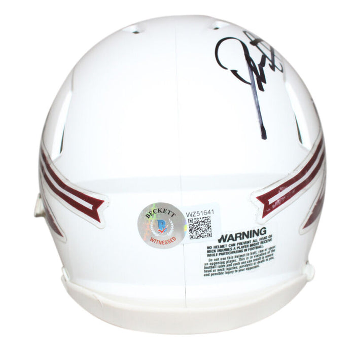 Deion Sanders Autographed Florida State Seminoles Mini Helmet Beckett 40249