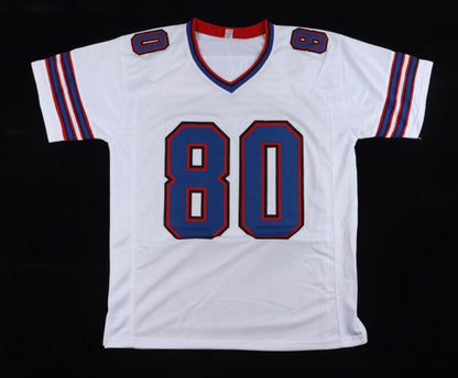 JAMES LOFTON SIGNED AUTOGRAPHED BUFFALO BILLS CUSTOM JERSEY BECKETT COA "HOF 03"