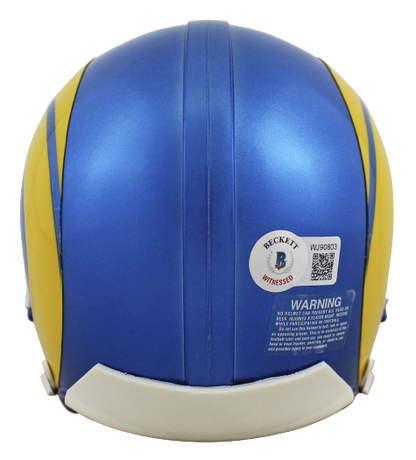 Kurt Warner St. Louis Rams Authentic 2020 Speed Mini Helmet BAS COA (Los Angeles)