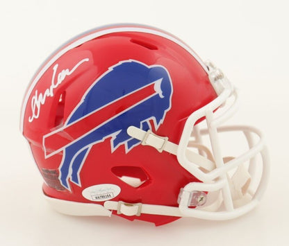 ANDRE REED AUTOGRAPHED BUFFALO BILLS THROWBACK MINI HELMET JSA COA
