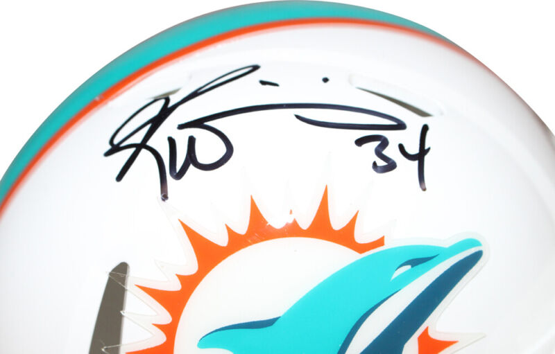 Ricky Williams Autographed Miami Dolphins Speed Mini Helmet Beckett 40673