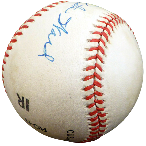 Preston Ward Brooklyn Dodgers Signed NL Baseball #E48576 BAS COA (Los Angeles)