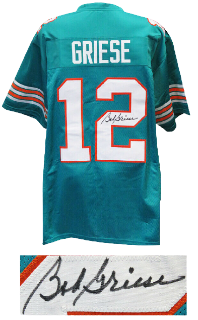 Bob Griese Autographed Miami Custom White Football Jersey - BAS