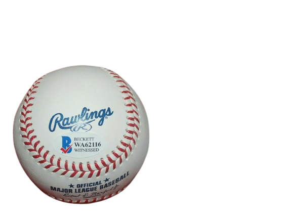 George Springer Houston Astros Signed MLB Baseball WA62116 (BAS COA)