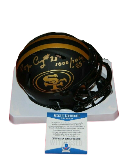 Roger Craig Autographed San Francisco 49ers Eclipse Mini Helmet- Becke –  The Jersey Source