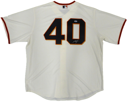 Madison Bumgarner San Francisco Giants Signed Cream Majestic Jersey XL 185699 (PSA COA)