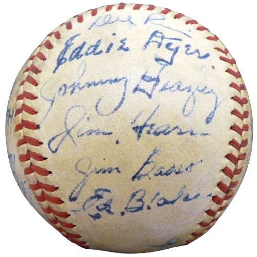 1947 Cardinals St. Louis Cardinals Signed Baseball with 27 Signatures A52646 (BAS COA), , 