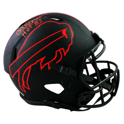 OJ Simpson Buffalo Bills Signed F/S Eclipse Helmet w/HOF (JSA COA)