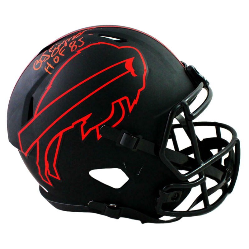 OJ Simpson Buffalo Bills Signed F/S Eclipse Helmet w/HOF (JSA COA)