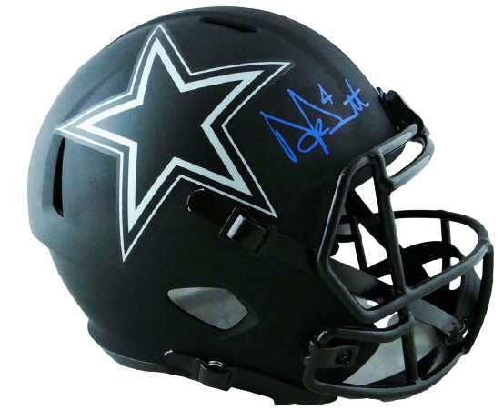 Dak Prescott Dallas Cowboys Signed F/S Eclipse Speed Helmet-(BAS COA) —  Ultimate Autographs