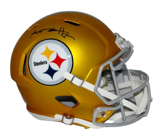 Antonio Brown Pittsburgh Steelers Signed Pittsburgh Steelers Blaze Speed Full-sized Helmet (JSA COA)