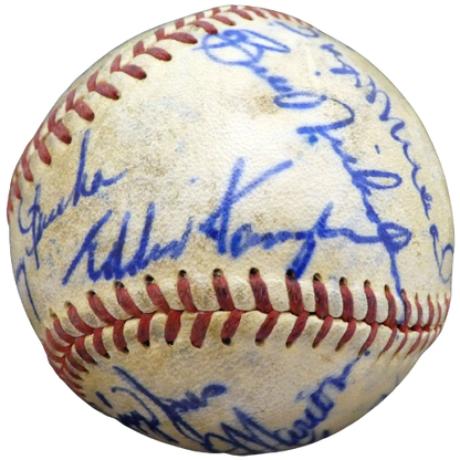 1950 Cardinals St. Louis Cardinals Signed Stan Musial Baseball with 19 Signatures A52636 (BAS COA), , 