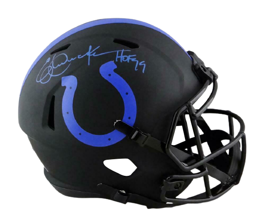 Eric Dickerson Indianapolis Colts F/S Eclipse Speed Helmet w/HOF BAS COA (Baltimore)