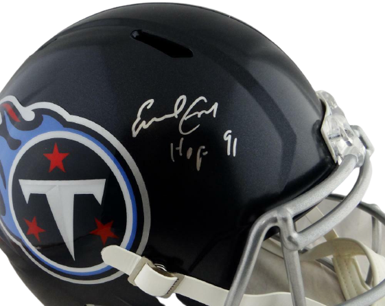 Earl Campbell Tennessee Titans Signed F/S Speed Replica Helmet w/ HOF (JSA COA)