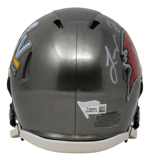 Leonard Fournette Tampa Bay Buccaneers Signed Mini SB LV Speed Replica Helmet (FAN COA)