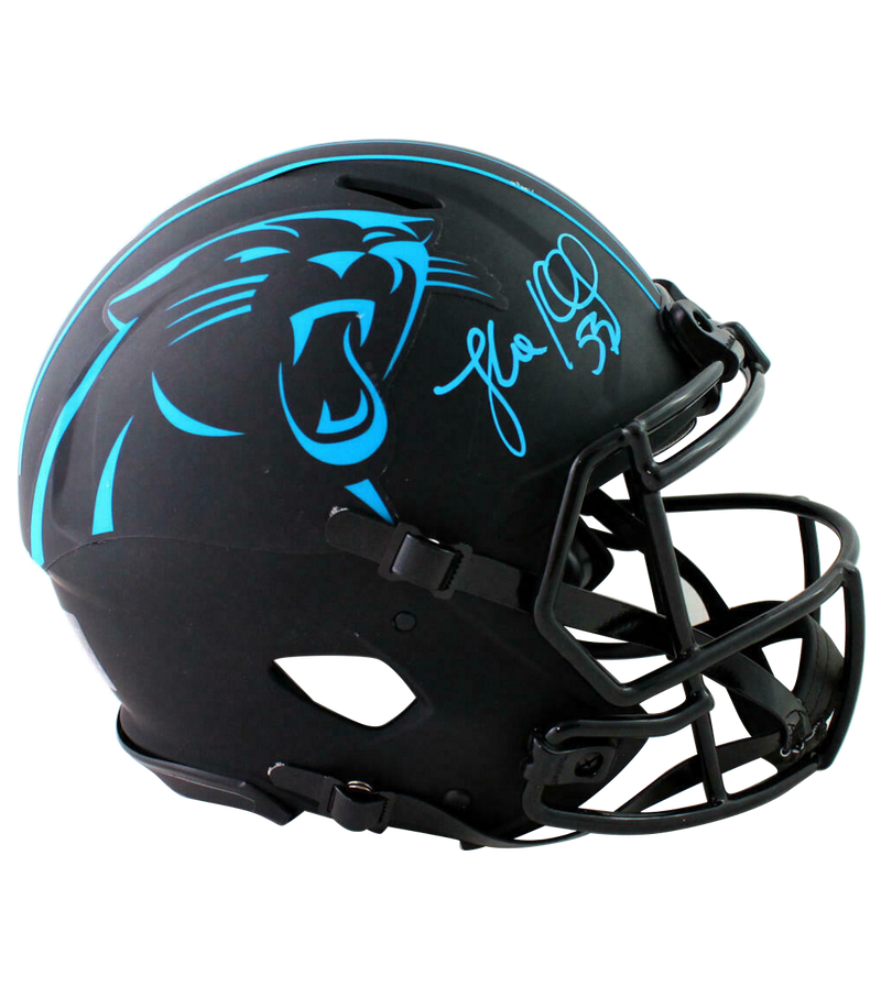 Luke Kuechly Carolina Panthers Signed F/S Eclipse Authentic Helmet (BAS COA)