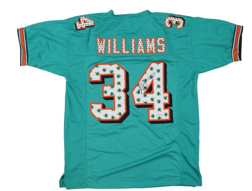 Ricky Williams Miami Dolphins Signed Orange Pro Style Jersey with SWED —  Ultimate Autographs