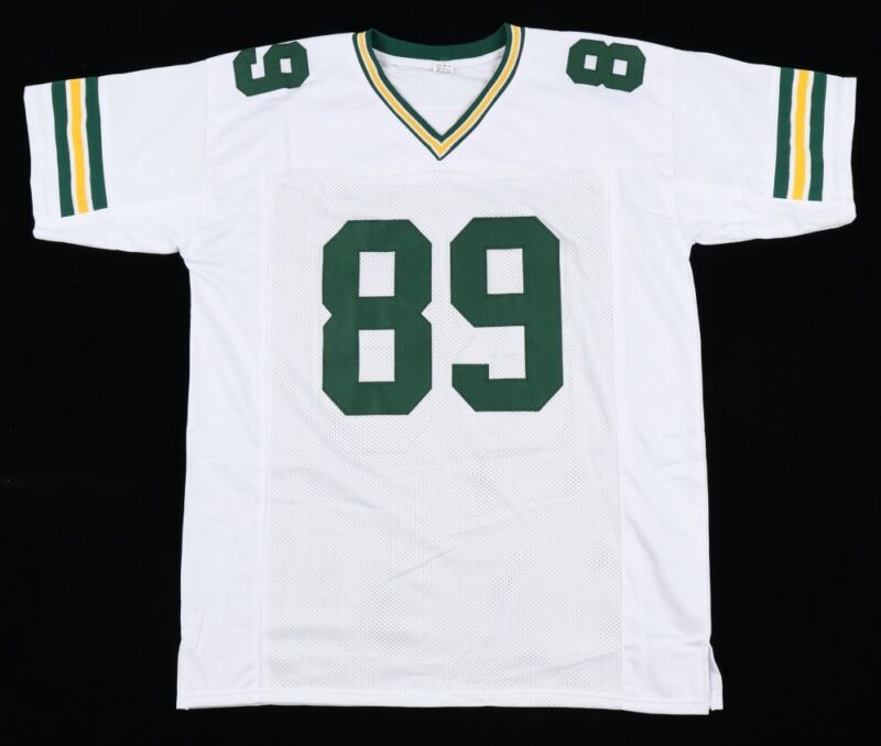 DAVE ROBINSON SIGNED AUTOGRAPHED GREEN BAY PACKERS CUSTOM JERSEY JSA COA