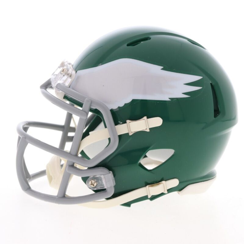 VINCE PAPALE SIGNED AUTOGRAPHED PHILADELPHIA EAGLES MINI HELMET JSA COA