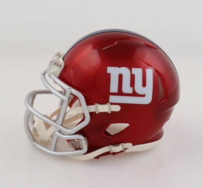 OTTIS ANDERSON SIGNED AUTOGRAPHED NEW YORK GIANTS FLASH MINI HELMET JSA COA