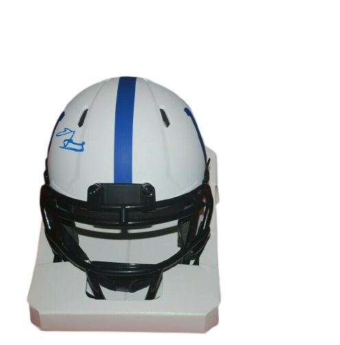 Edgerrin James Indianapolis Colts Signed Lunar Eclipse Mini Helmet BAS COA (Baltimore)