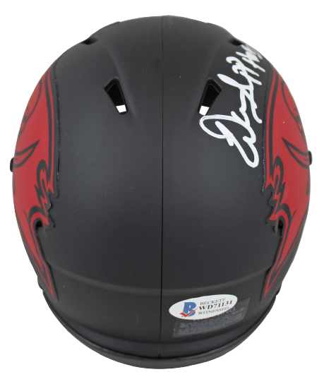 Warren Sapp Tampa Bay Buccaneers Signed "HOF 13" Eclipse Speed Mini Helmet (BAS COA)