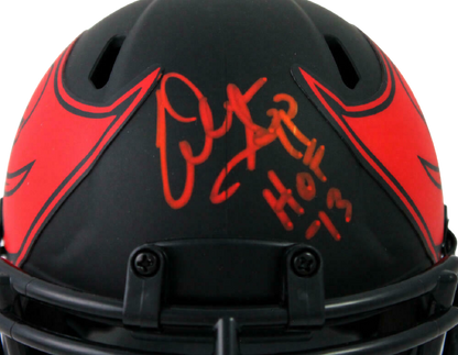 Warren Sapp Tampa Bay Buccaneers Signed Eclipse Mini Helmet w/HOF (BAS COA)