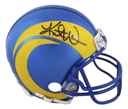 Kurt Warner St. Louis Rams Authentic 2020 Speed Mini Helmet BAS COA (Los Angeles)