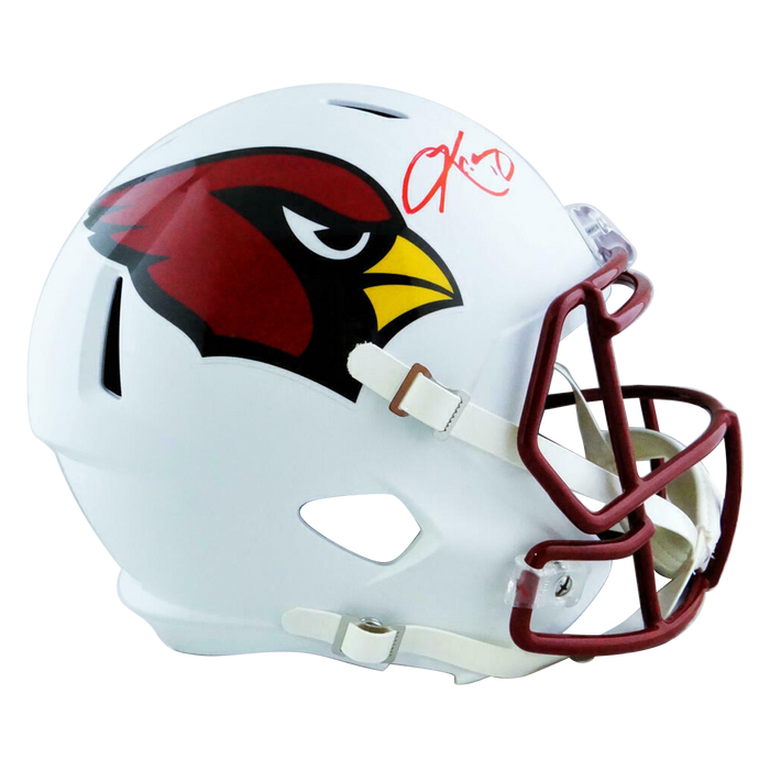Kyler Murray Arizona Cardinals Signed F/S Flat White Helmet (BAS COA)