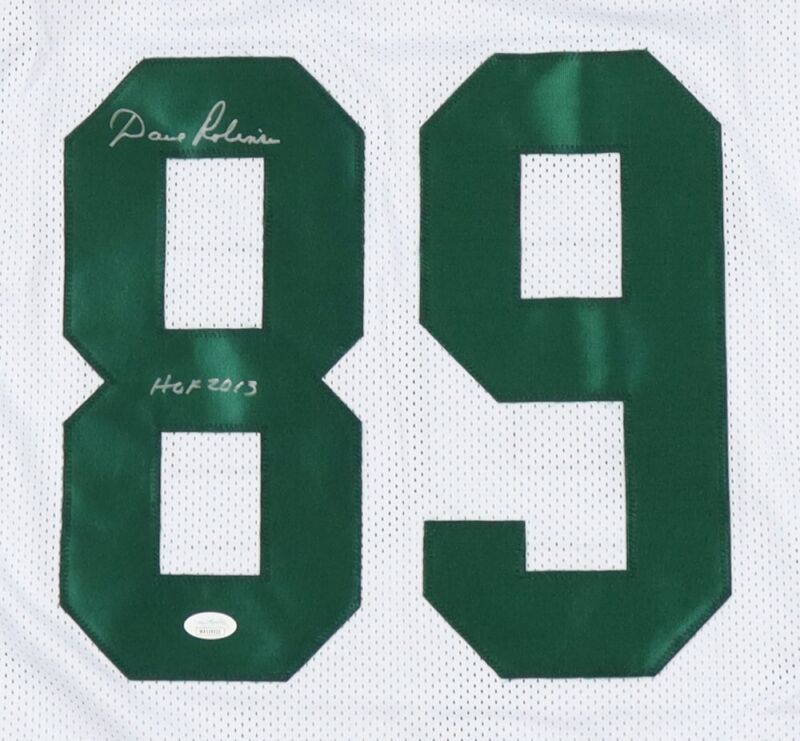 DAVE ROBINSON SIGNED AUTOGRAPHED GREEN BAY PACKERS CUSTOM JERSEY JSA COA