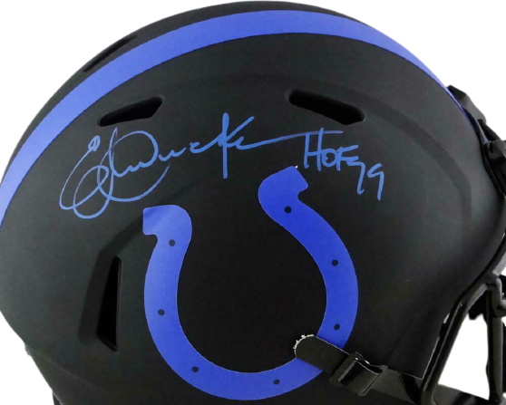 Eric Dickerson Indianapolis Colts F/S Eclipse Speed Helmet w/HOF BAS COA (Baltimore)