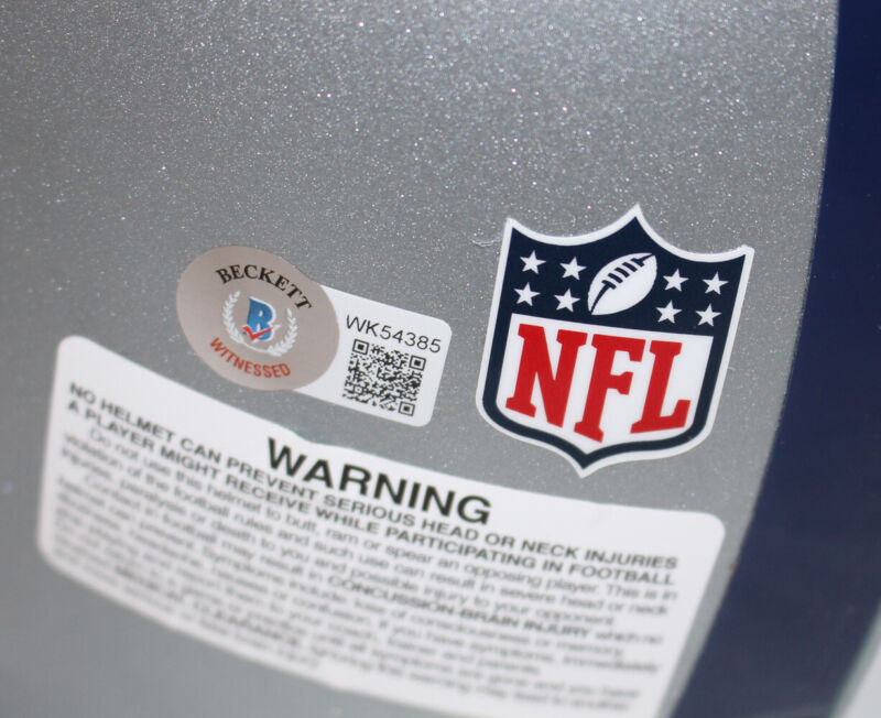 Dallas Cowboys Super Bowl MVP Signed Authentic VSR4 Helmet 5 Sigs Beckett 38998
