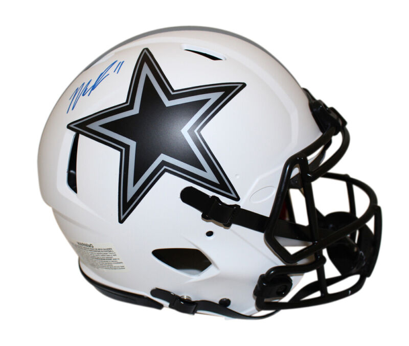 Micah Parsons Signed Dallas Cowboys Lunar Speed Authentic Helmet FAN 39686