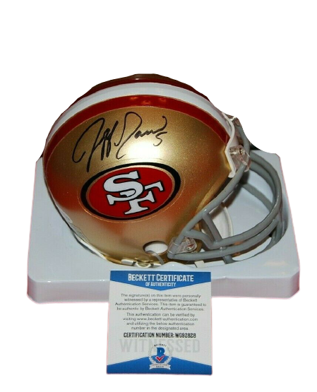 Jeff Garcia San Francisco 49ers Signed Mini Helmet (BAS COA)