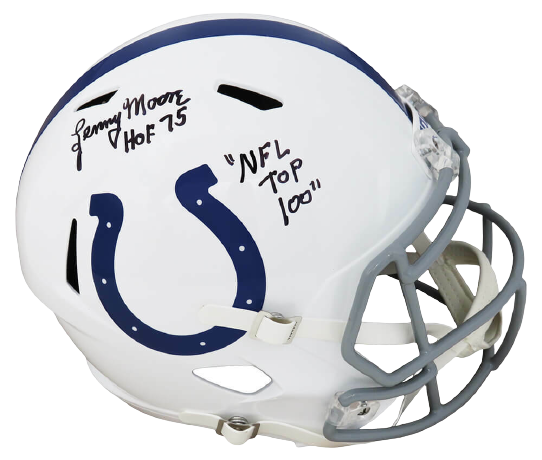 INDIANAPOLIS COLTS RIDDELL WHITE LUNAR ECLIPSE MINI FOOTBALL