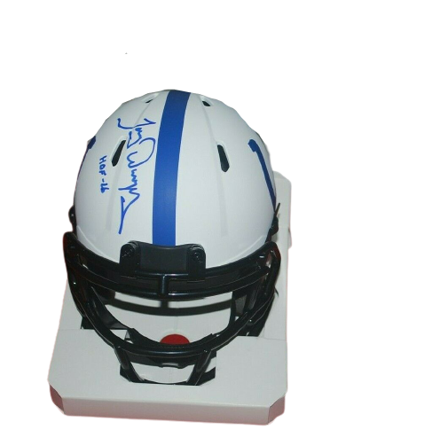 Tony Dungy Indianapolis Colts Signed Lunar Eclipse Mini Helmet HOF 16 BAS COA (Baltimore)