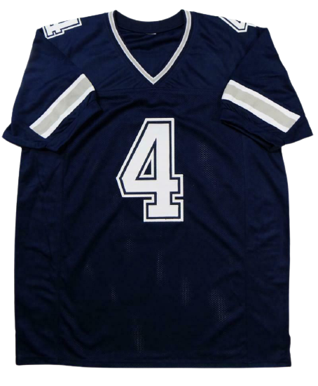 Dak Prescott Dallas Cowboys Signed Blue Pro Style Jersey (BAS COA) —  Ultimate Autographs