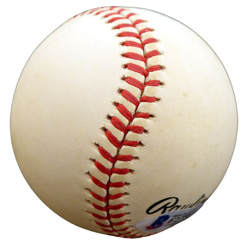 Paul Smith Pittsburgh Pirates Signed NL Baseball Pirates, Cubs F27569 (BAS COA)
