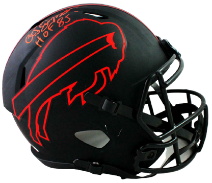 O.J. Simpson Buffalo Bills Signed Buffalo Bills Full-sized Eclipse Helmet with HOF (JSA COA)