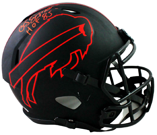 O.J. Simpson Buffalo Bills Signed Buffalo Bills Full-sized Eclipse Helmet with HOF (JSA COA)