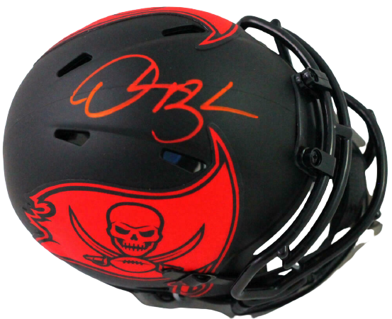 Derrick Brooks Tampa Bay Buccaneers Signed Eclipse Speed Mini Helmet (BAS COA)