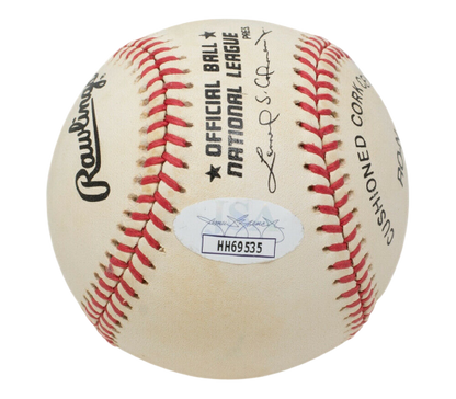 Bob Gibson St. Louis Cardinals Signed National League Baseball HOF 81 (JSA COA)