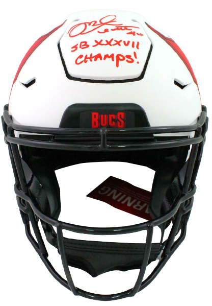 Mike Alstott Tampa Bay Buccaneers Signed SpeedFlex Lunar FS