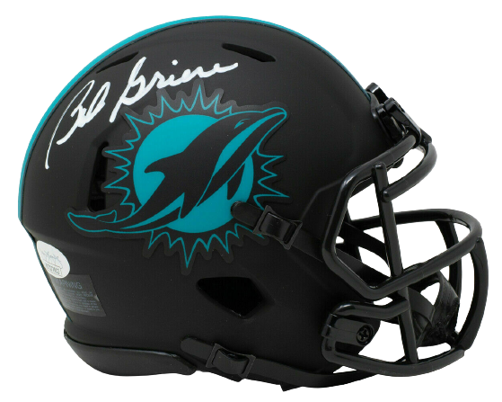 Bob Griese Miami Dolphins Signed Mini Eclipse Speed Replica Helmet (JSA COA)